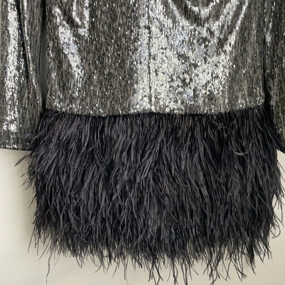 Le Superbe | Giorgios Metallic Dress W Fea… - Picture 8 of 9